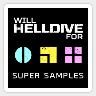 Will Helldive for Super Samples Sticker